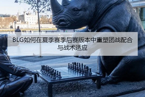 BLG如何在夏季赛季后赛版本中重塑团战配合与战术适应